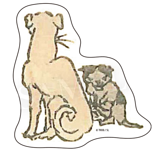 道端の犬